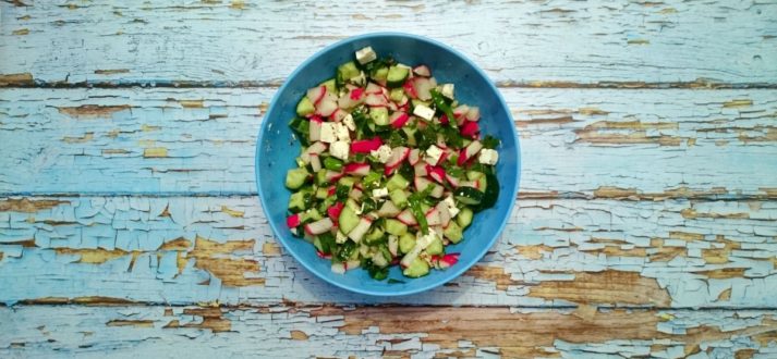 salatka z warzyw z feta