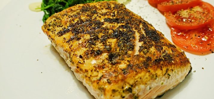 grillowany losos