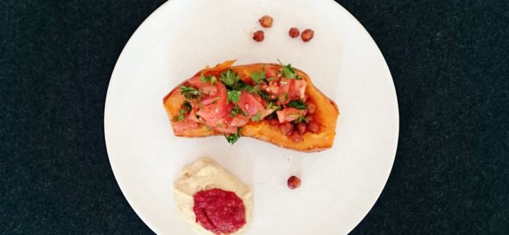 pieczone slodkie ziemniaki