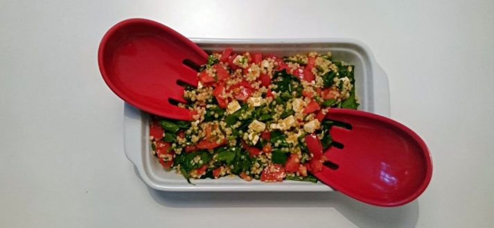 salatka z kuskusem i feta
