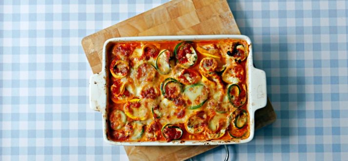 lasagne z cukinii