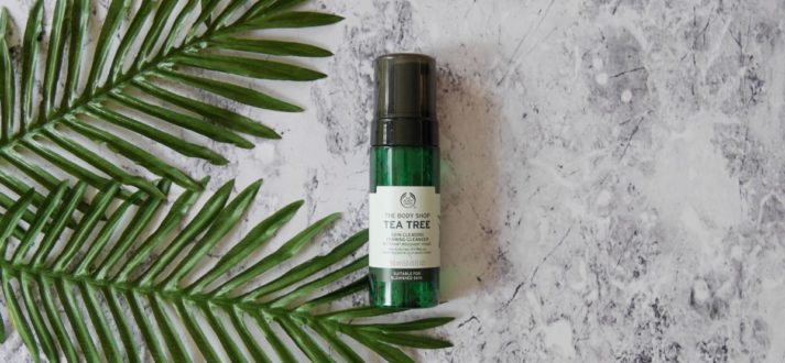 pianka do twarzy tea tree oil the body shop