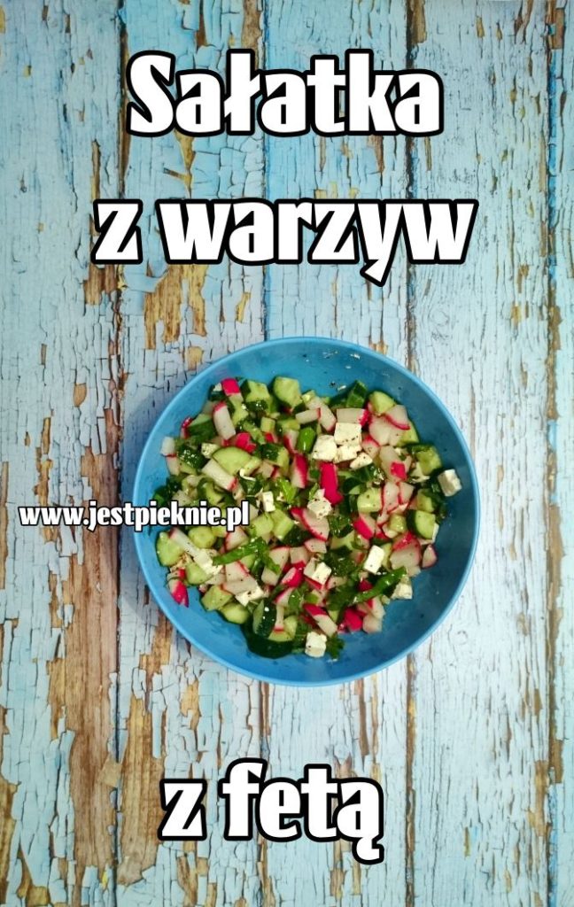 salatka z warzyw z feta 