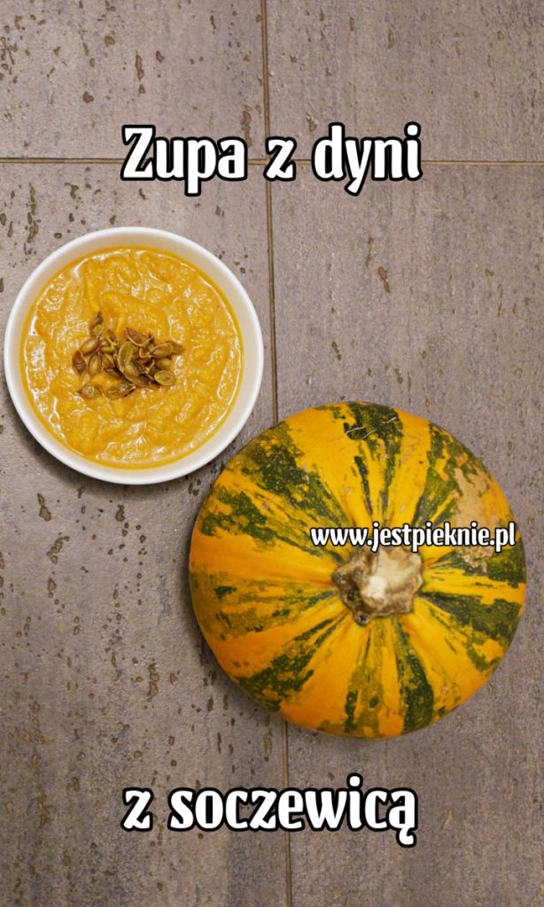 zupa z dyni z soczewicą