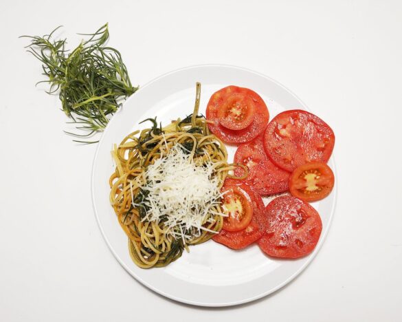 makaron z solanka spaghetti z agretti