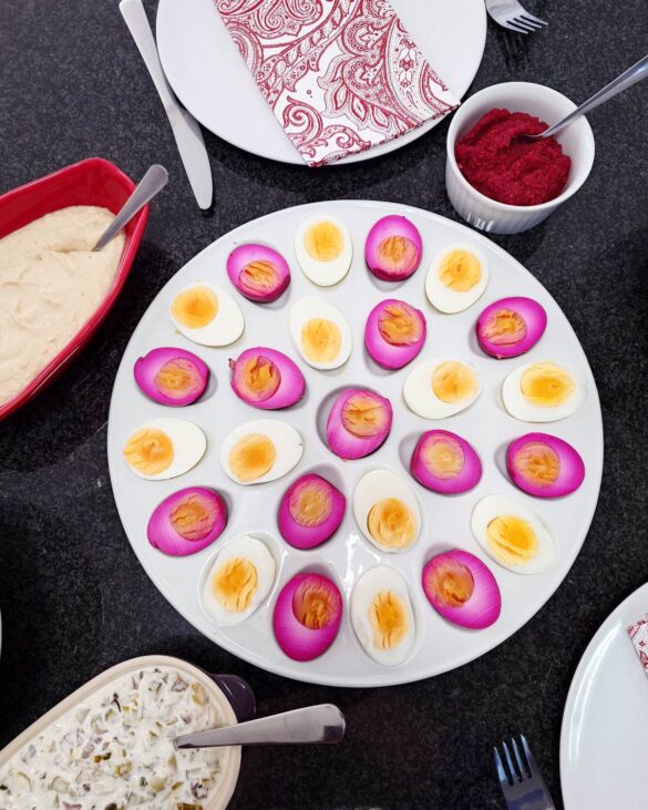 jajka marynowane w buraczkach przepis wielkanocny śniadanie