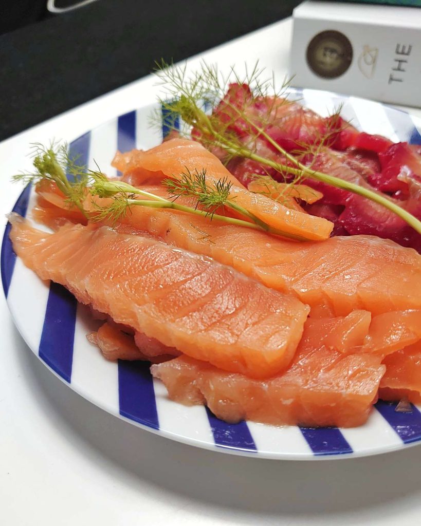 gravlax marynowany losos