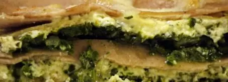 lasagne ze szpinakiem