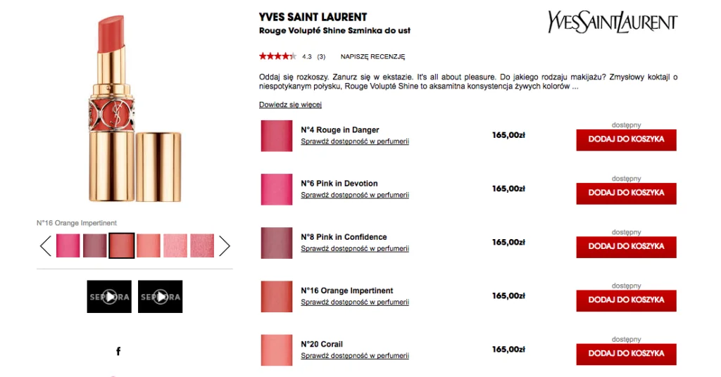 jak kupic oryginalna szminke ysl