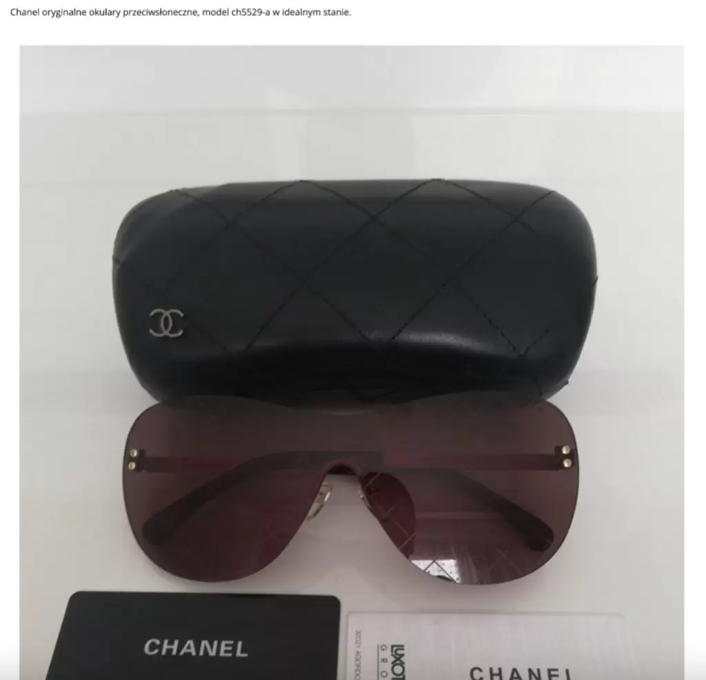 jak kupic oryginalne okulary chanel kod modelu