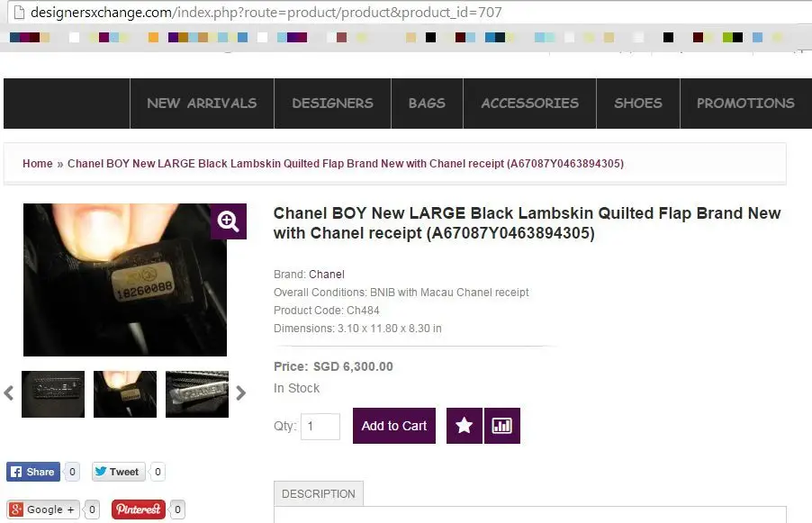 torebka chanel boy oryginal