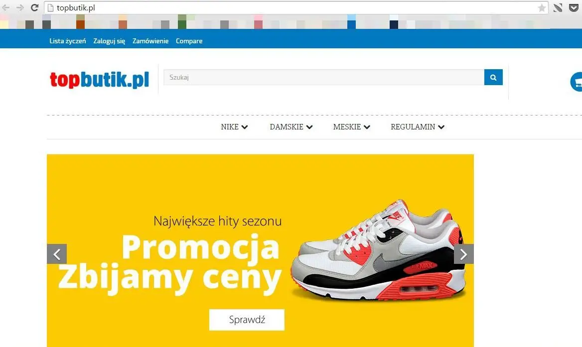 Czy sklep topbutik.pl sprzedaje podróbki?