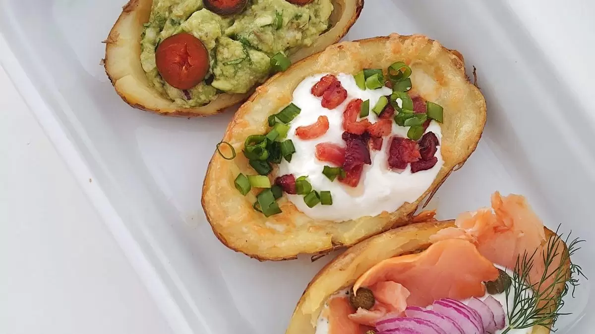 faszerowane pieczone ziemniaki potato skins