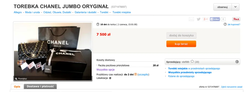 podrobka chanel oferta 2