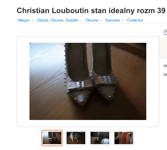 podrobka louboutin opis