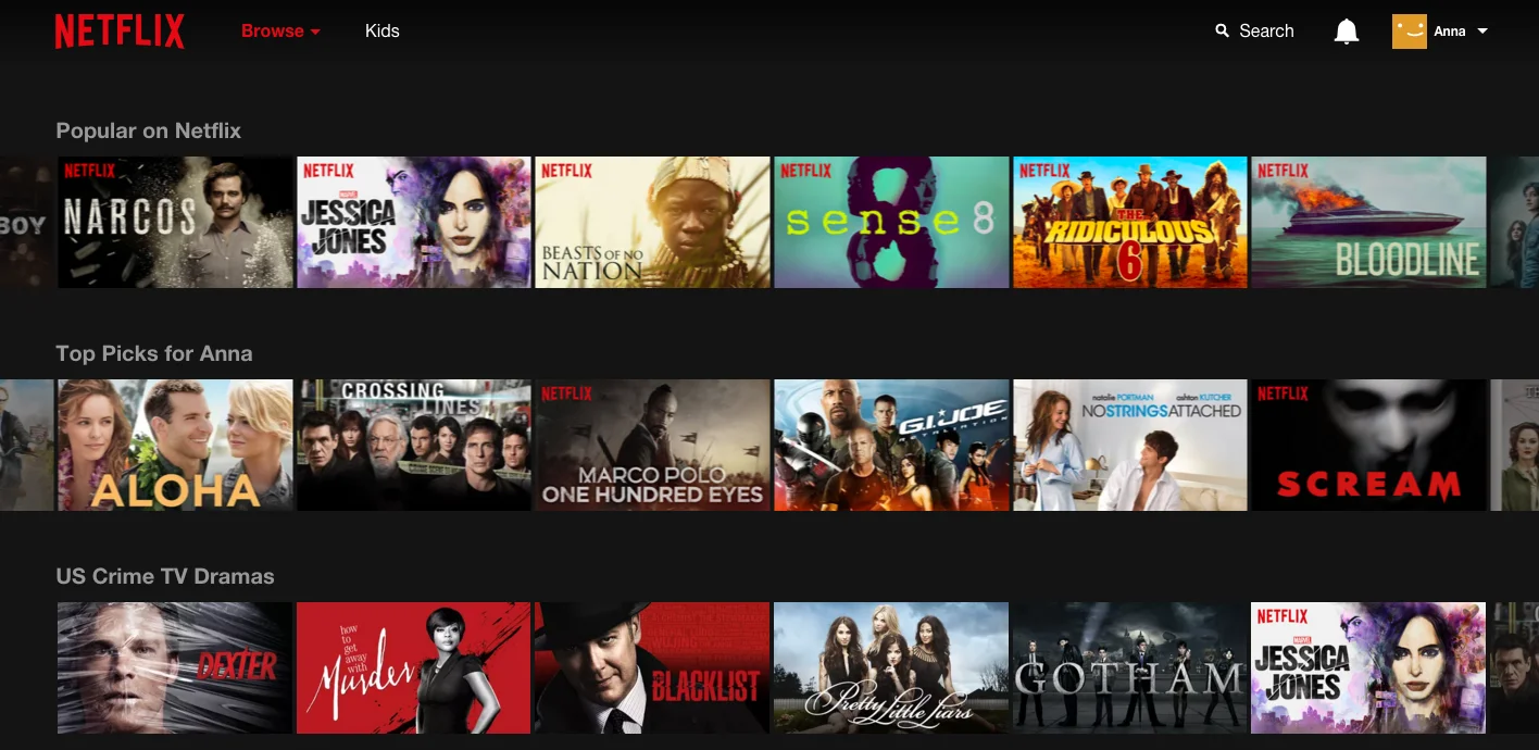 Oglądaj filmy z Netflix po angielsku!