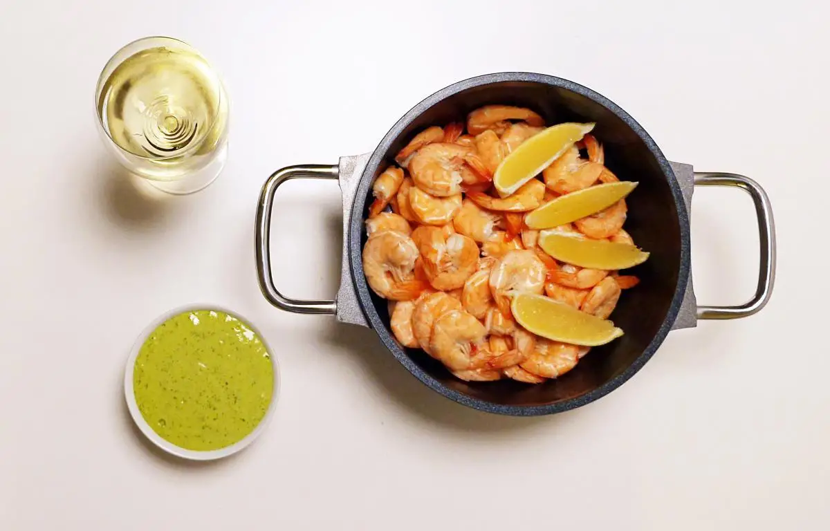 Krewetki z sosem aioli