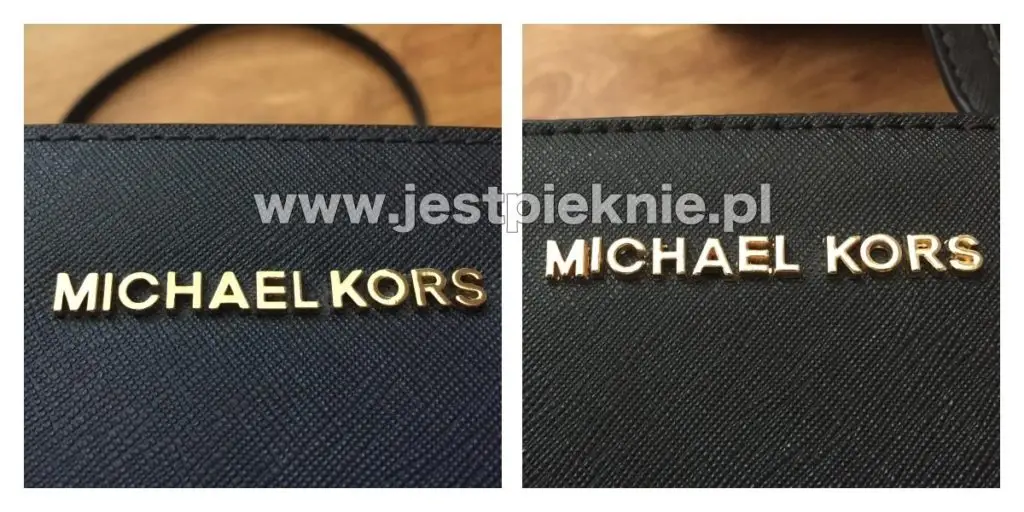 jak rozpoznac podrobke michael kors selma logo