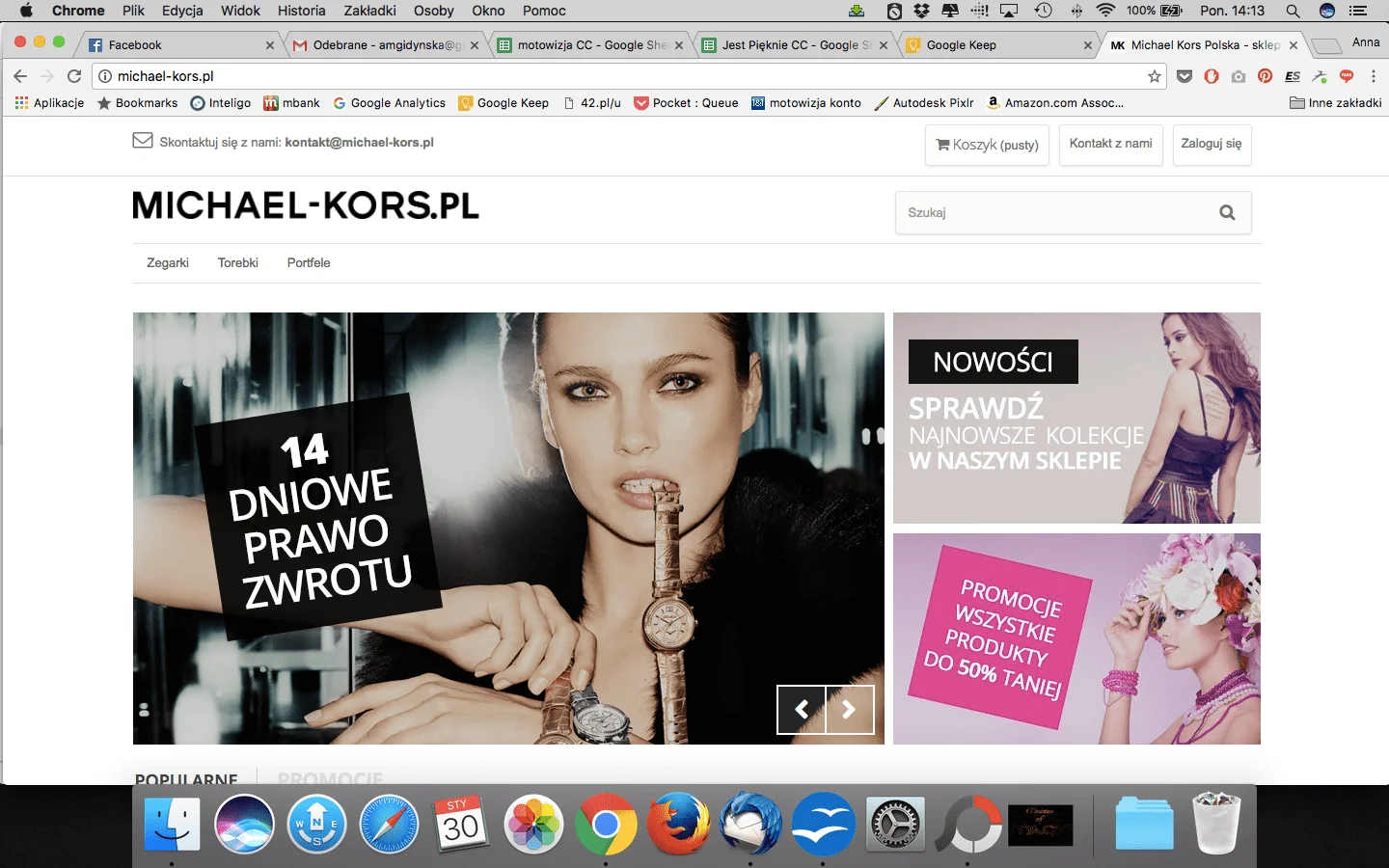 Czy sklep michael-kors.pl sprzedaje podróbki?