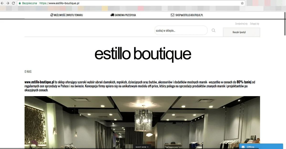 Czy sklep estillo boutique sprzedaje podróbki?