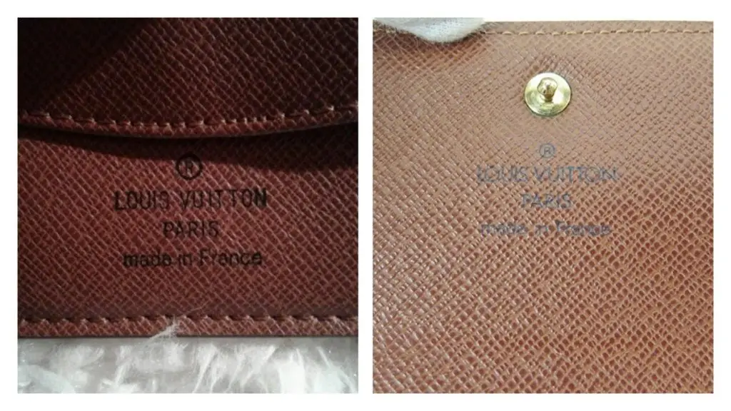 portfel louis vuitton napis wewnatrz