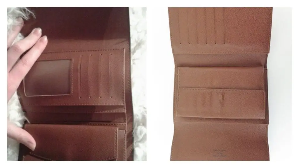 portfel louis vuitton uklad przegrodek