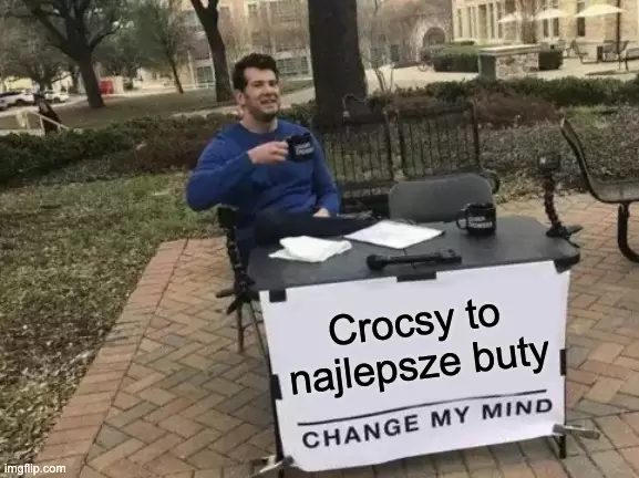 crocsy na lato mem