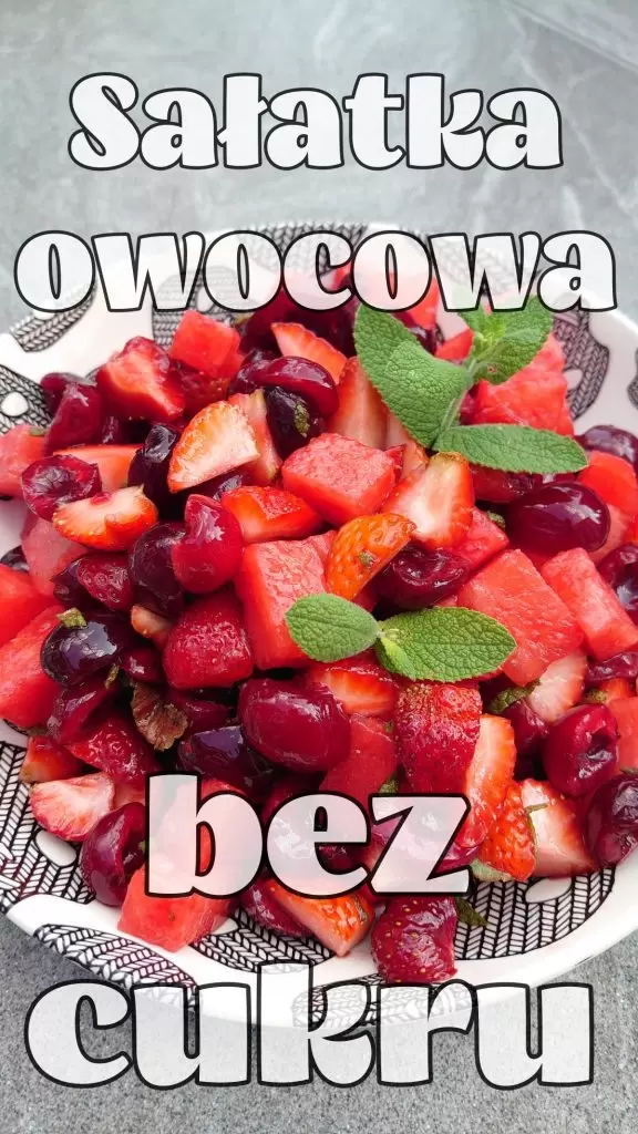 salatka owocowa bez cukru