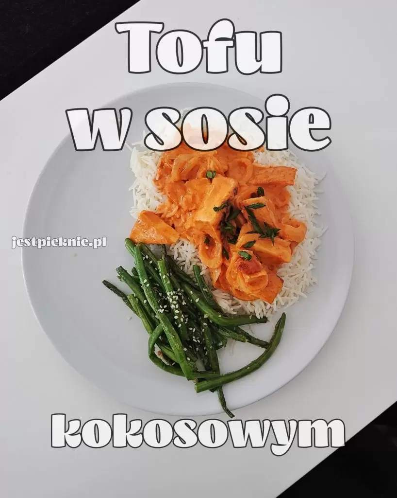 tofu w sosie kokosowym