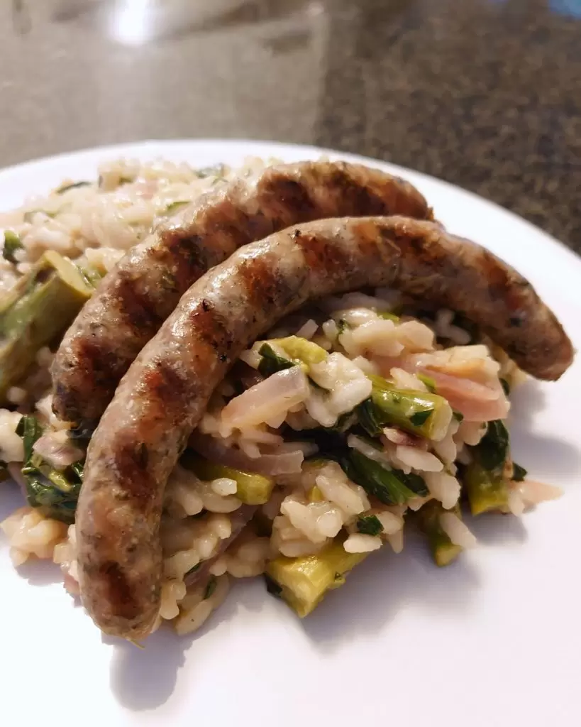 wiosenne risotto ze szparagami