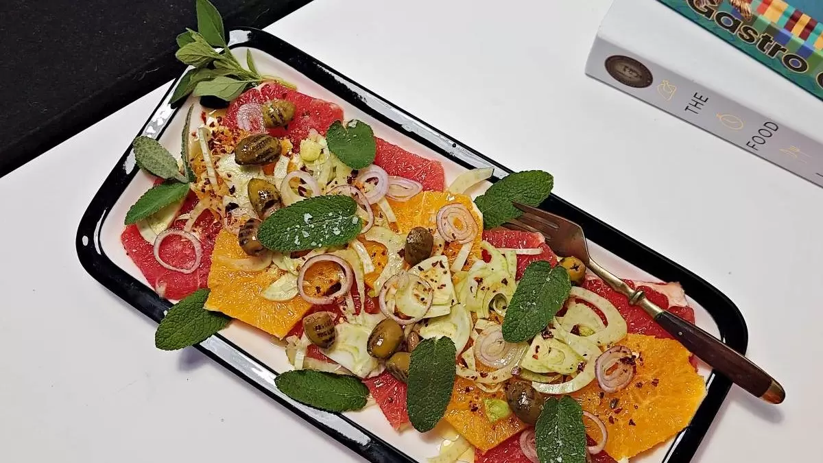 Sałatka z cytrusów i kopru włoskiego