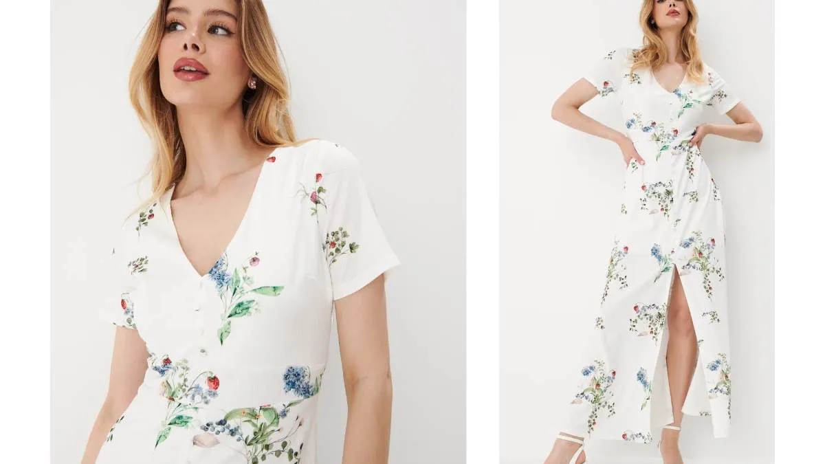 Sukienki w kwiaty: modne kroje, wzory i materiały na różne okazje