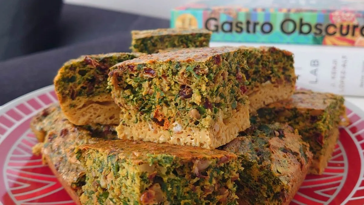 Irański omlet ziołowy (kuku sabzi)