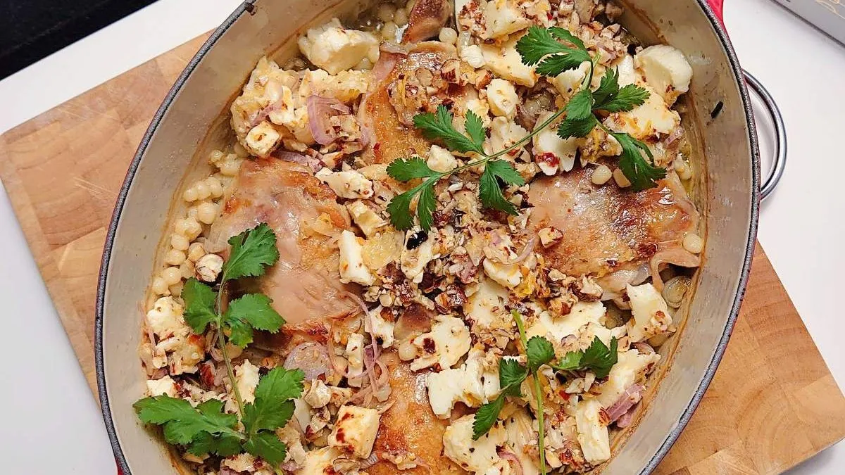 Kurczak z kaszą kuskus